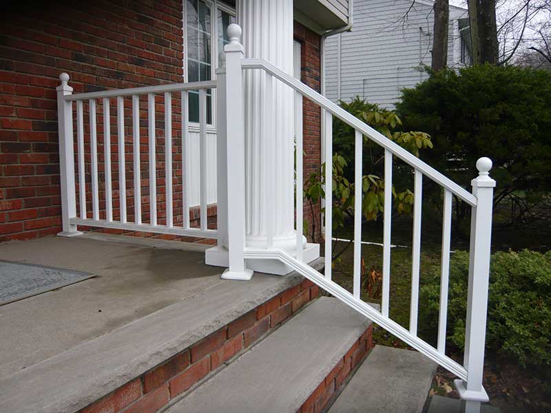 Custom Exterior Stair Rail (Aluminum)