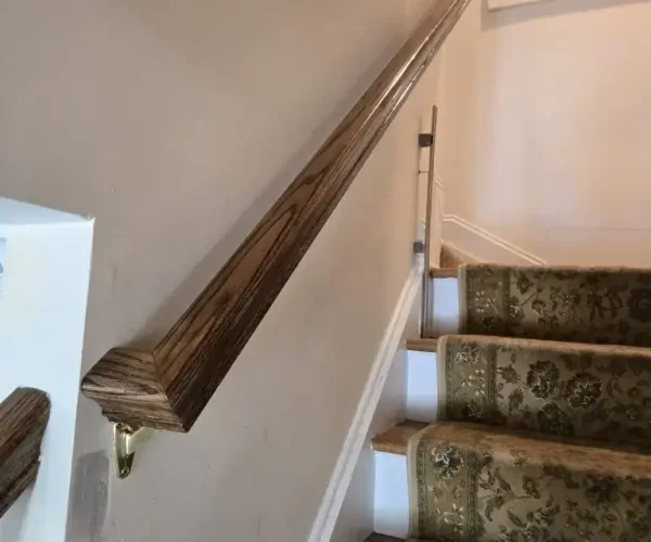 Indoor stair rail